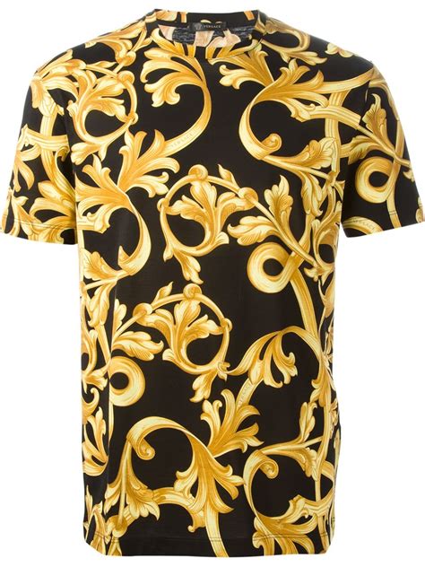 versace men baroque t-shirt|versace barocco shirts.